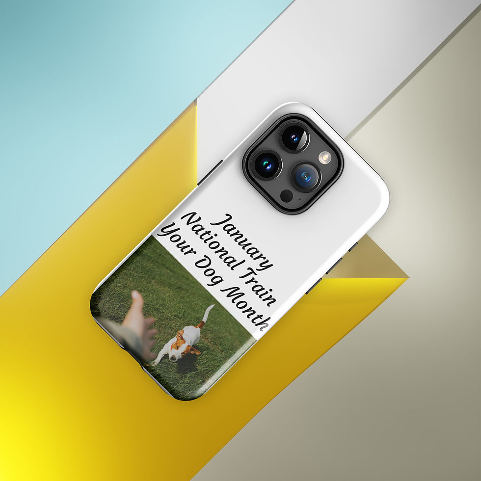 Thumbnail: Tough Case for iPhone® January National Train Your Dog Month