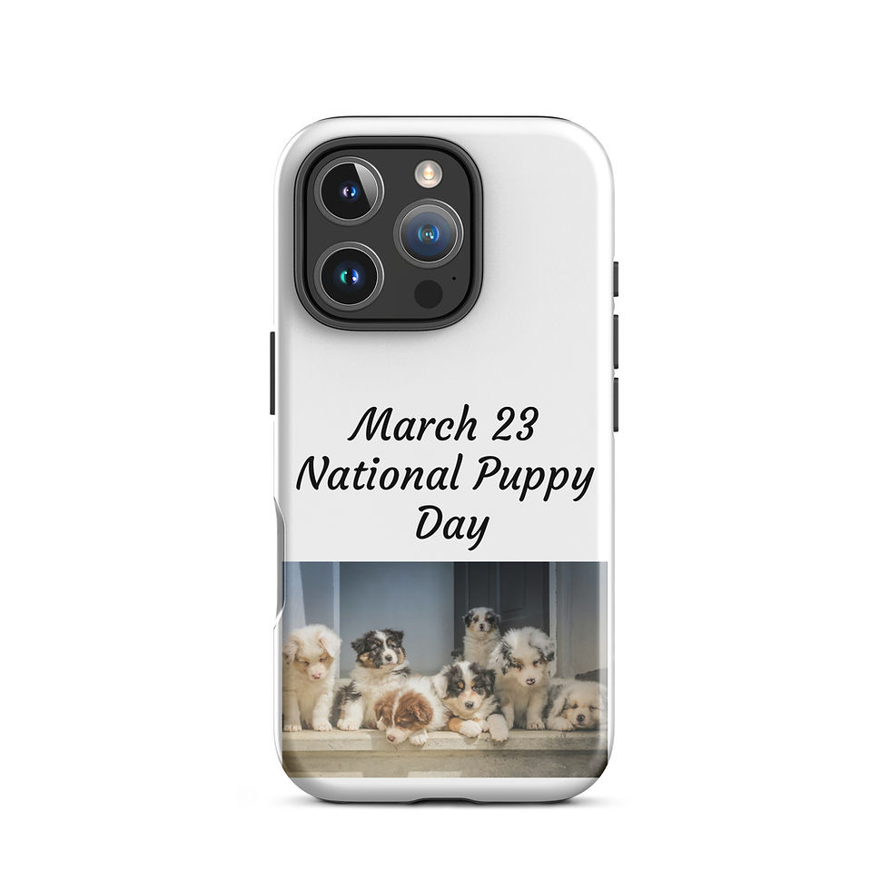 Thumbnail: Tough Case for iPhone® March 23 National Puppy Day