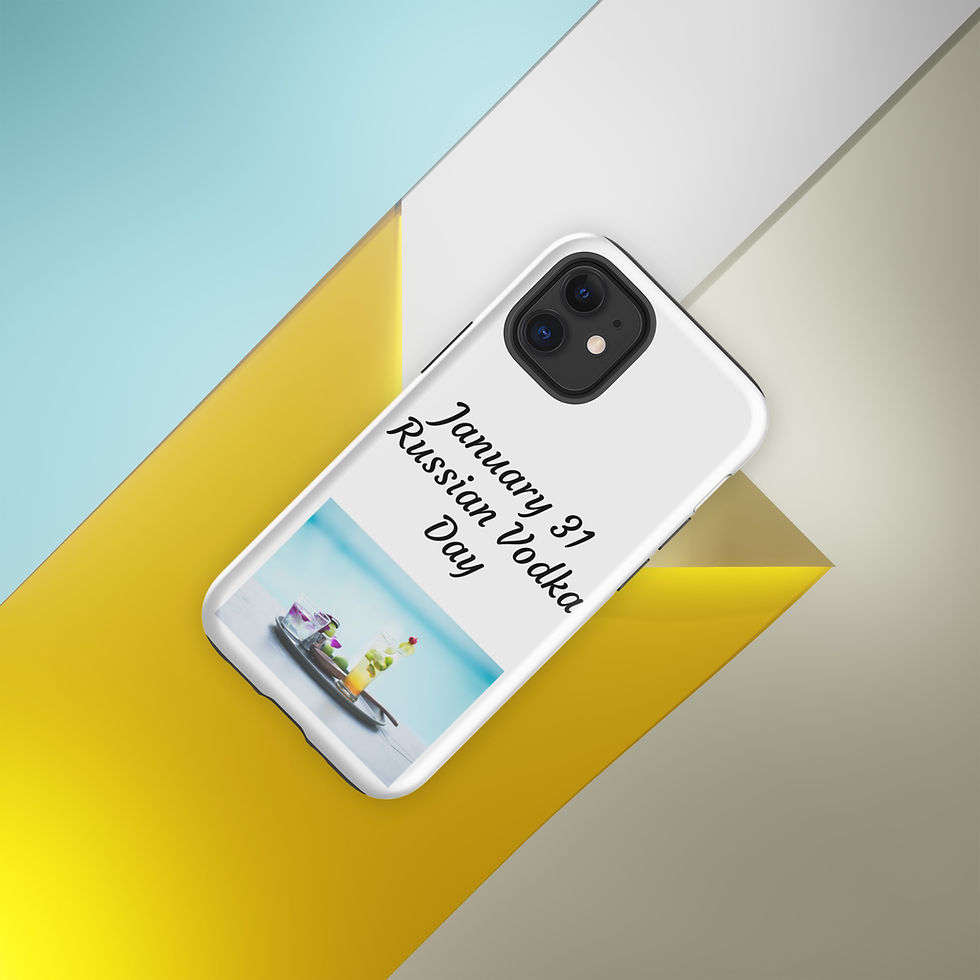 Thumbnail: Tough Case for iPhone® January 31 Russian Vodka Day