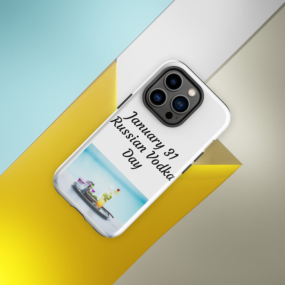 Thumbnail: Tough Case for iPhone® January 31 Russian Vodka Day