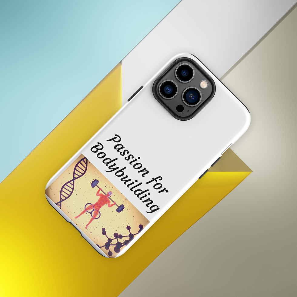 Thumbnail: Tough Case for iPhone® Passion for Bodybuilding