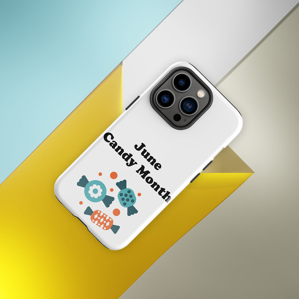 Thumbnail: Tough Case for iPhone® June Candy Month