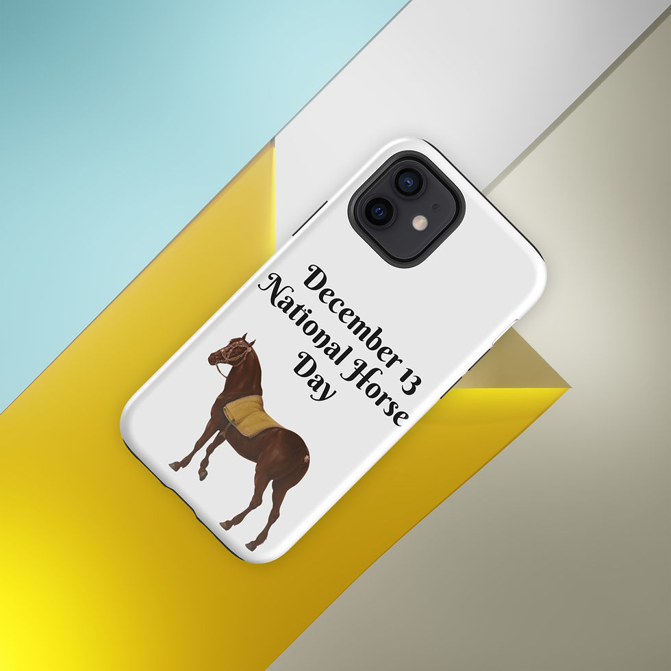 Thumbnail: Tough Case for iPhone® December 13 National Horse Day