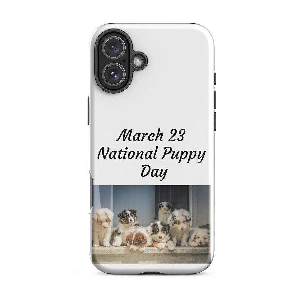Thumbnail: Tough Case for iPhone® March 23 National Puppy Day
