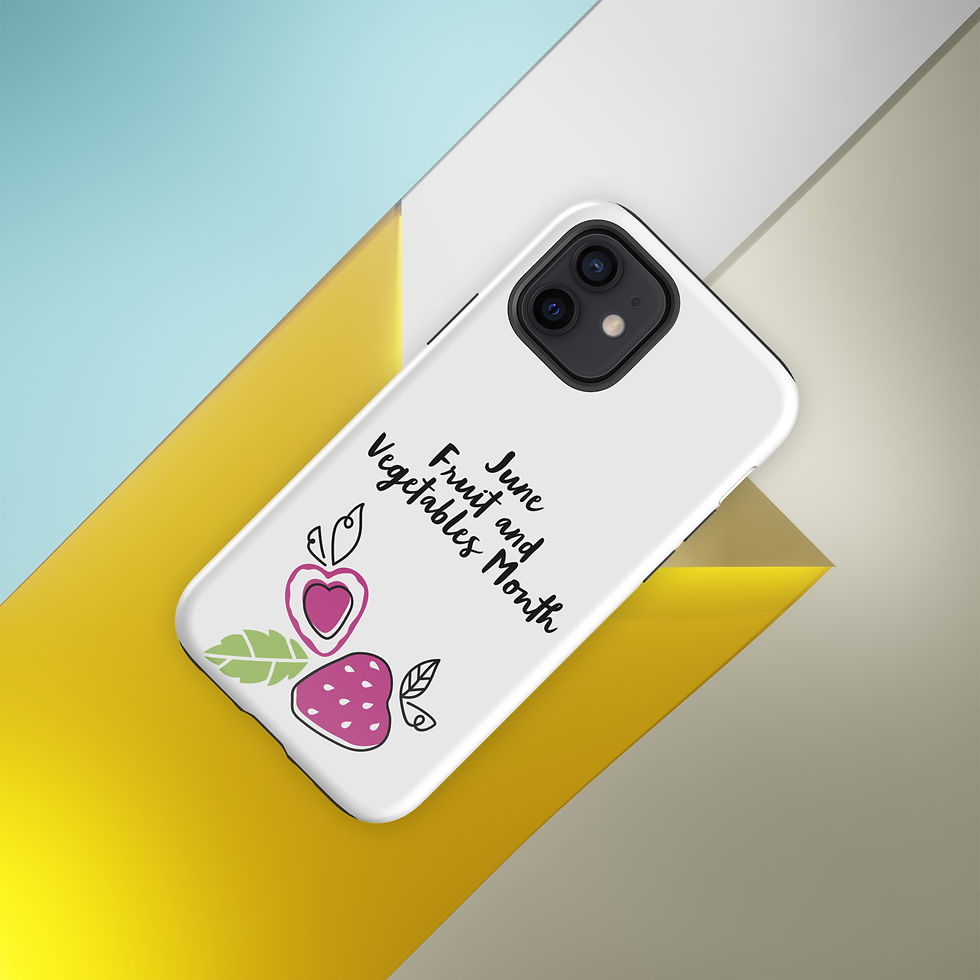 Thumbnail: Tough Case for iPhone® June Fruit and Vegetables Month