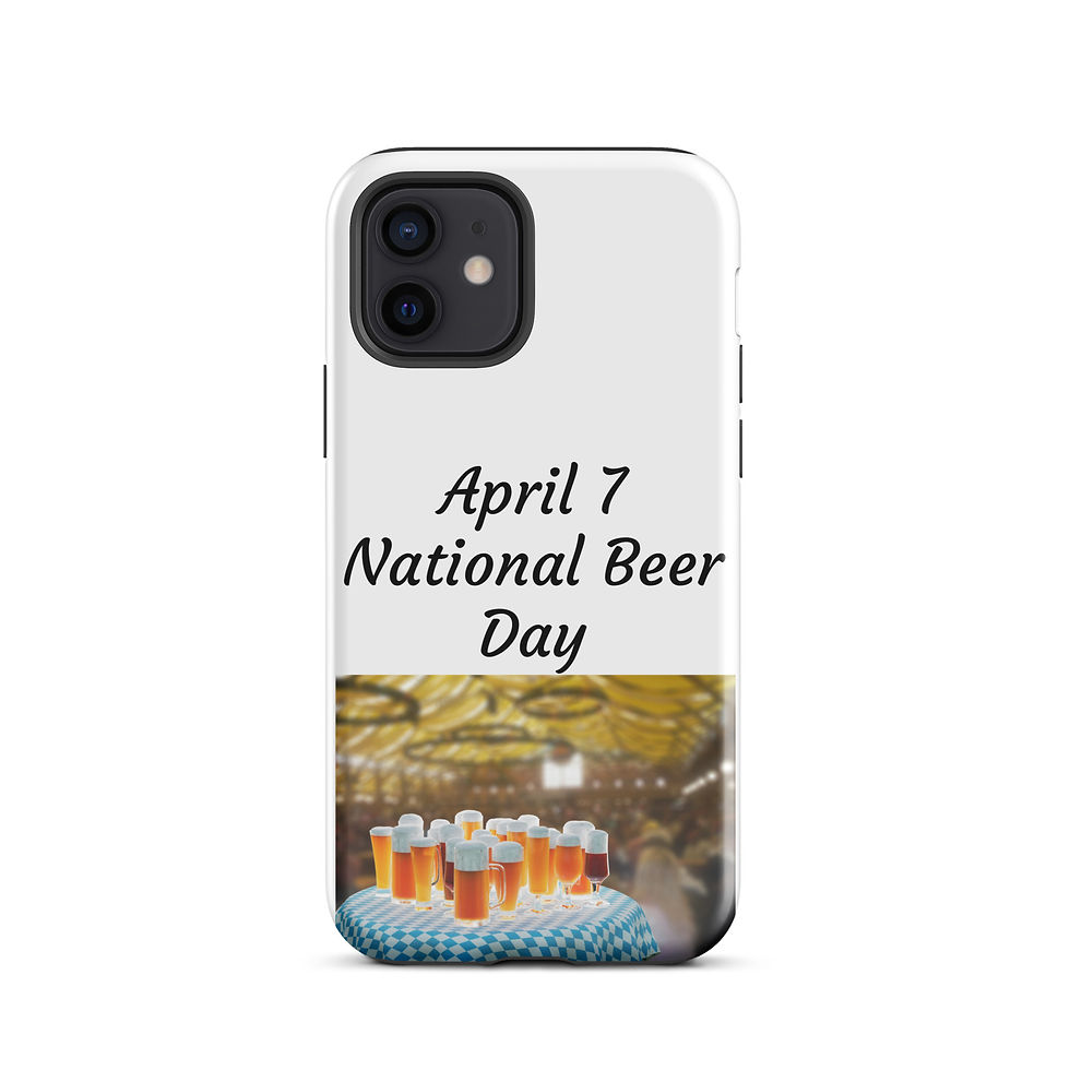 Thumbnail: Tough Case for iPhone® April 7 National Beer Day