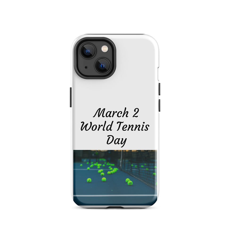 Thumbnail: Tough Case for iPhone® March 2 World Tennis Day