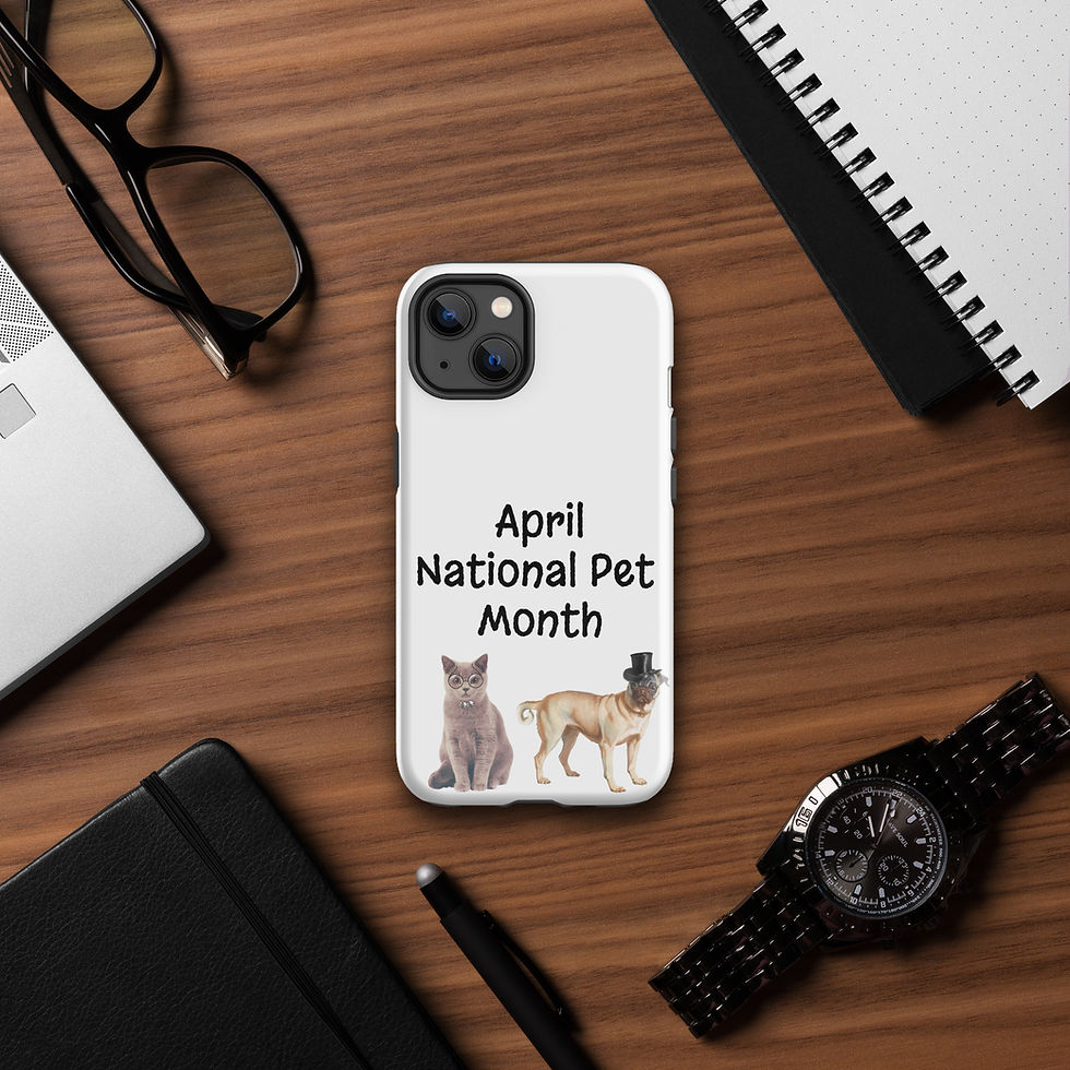 Thumbnail: Tough Case for iPhone® April National Pet Month