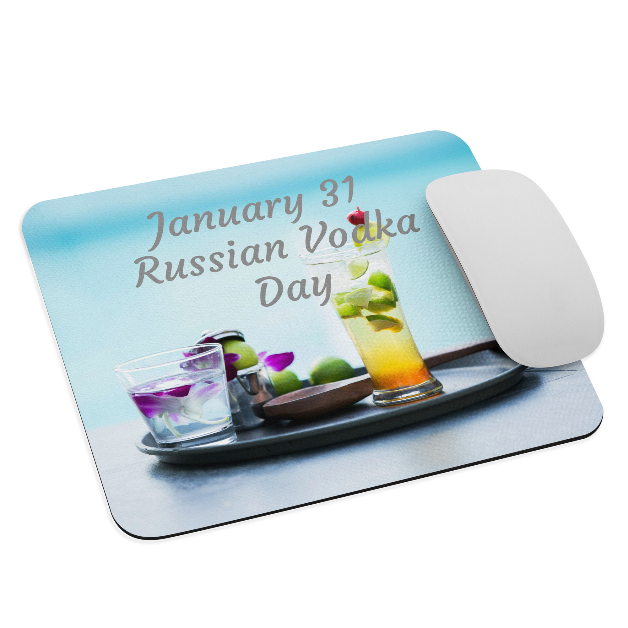 Mouse pad January 31 Russian Vodka Day