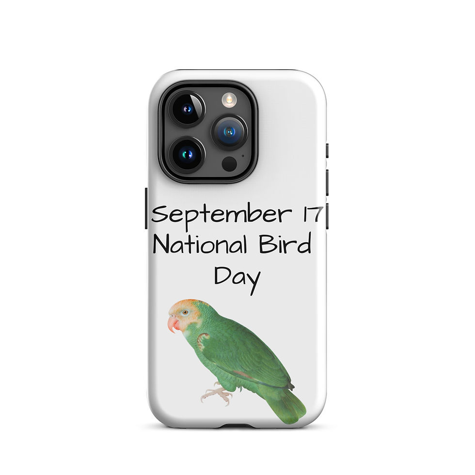 Thumbnail: Tough Case for iPhone® September 17 National Bird Day