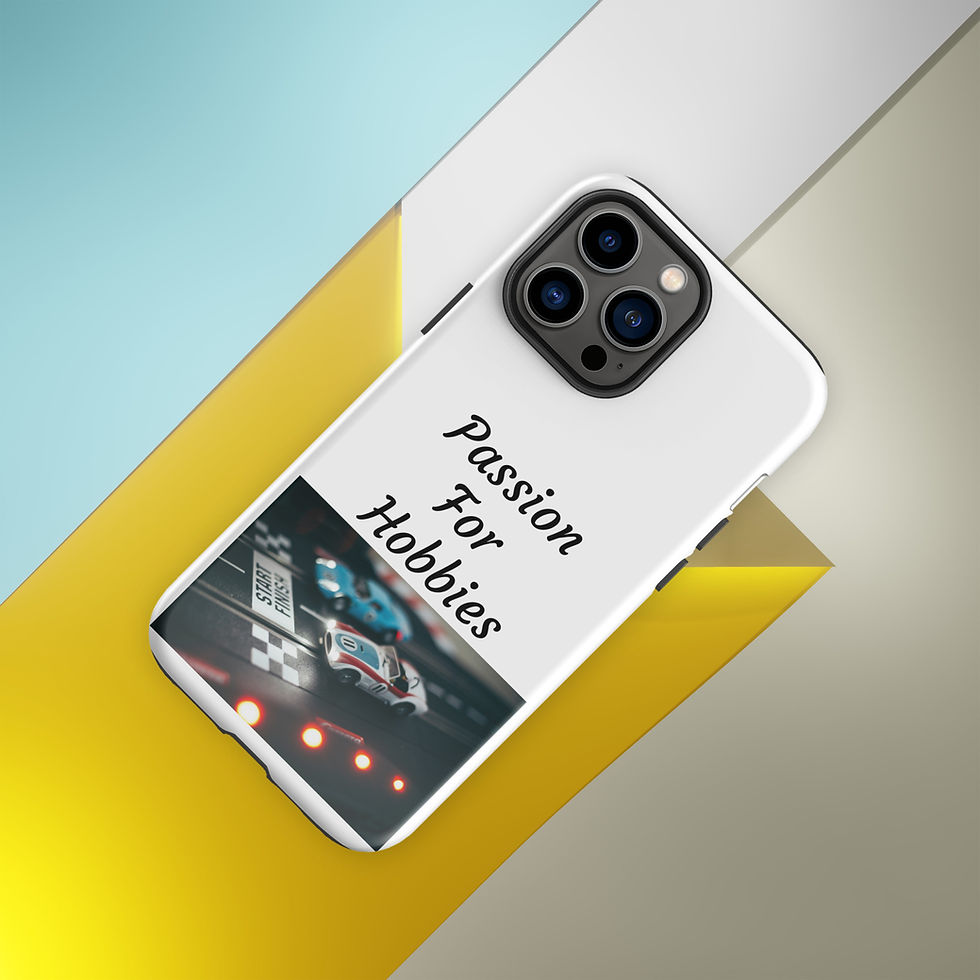 Thumbnail: Tough Case for iPhone® Passion for Hobbies