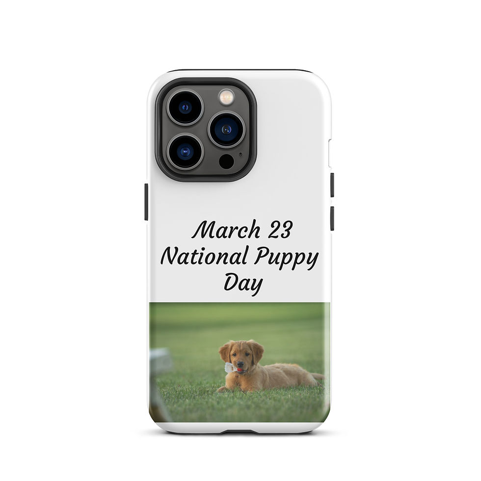 Thumbnail: Tough Case for iPhone® March 23 National Puppy Day
