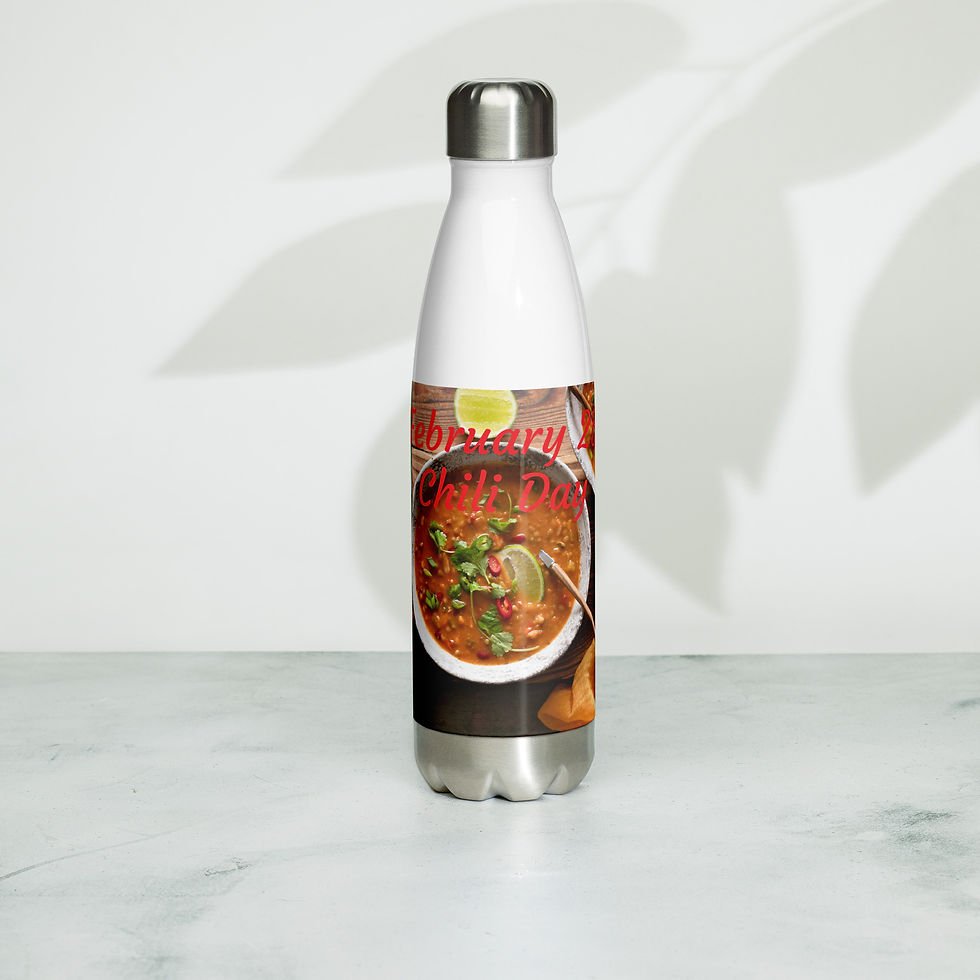 Thumbnail: Stainless steel water bottle February 25 Chili Day