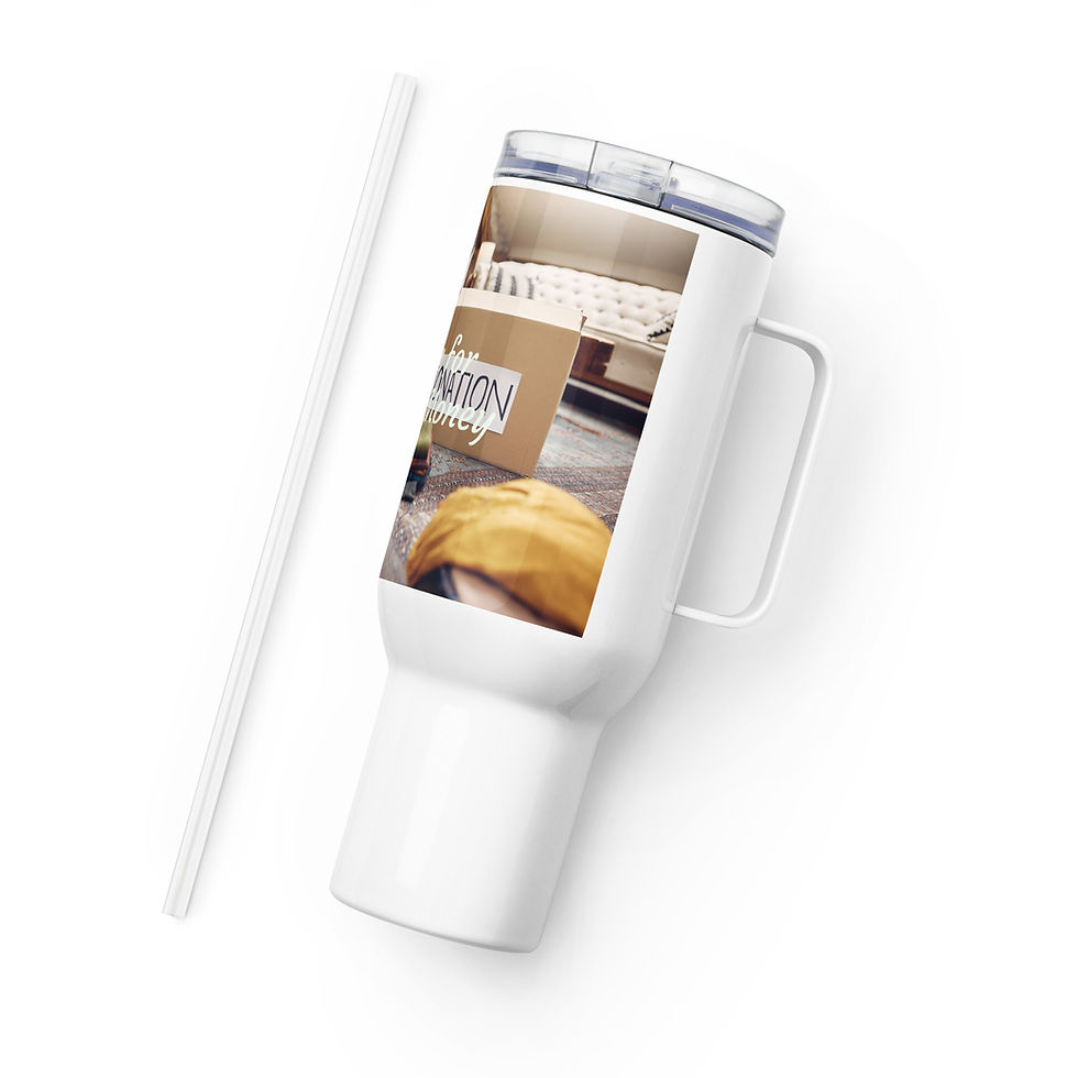 Thumbnail: Travel mug with a handle Passion for Raising Money