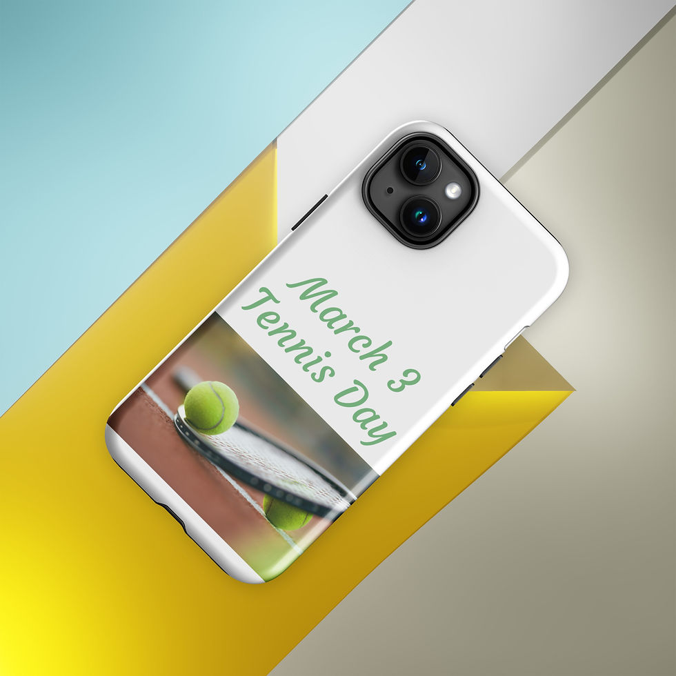 Thumbnail: Tough Case for iPhone® March 3 Tennis Day