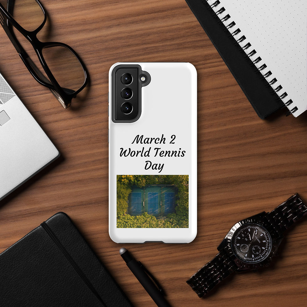 Thumbnail: Tough case for Samsung® March 2 World Tennis Day