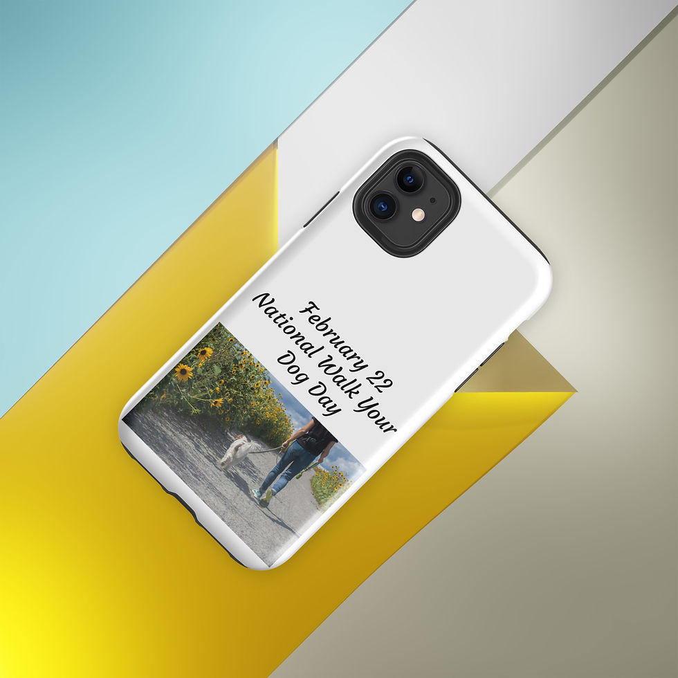 Thumbnail: Tough Case for iPhone® February 22 National Walk Your Dog Day