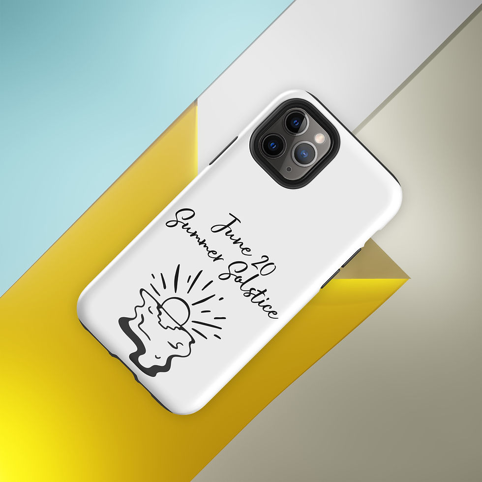 Thumbnail: Tough Case for iPhone® June 20 Summer Solstice