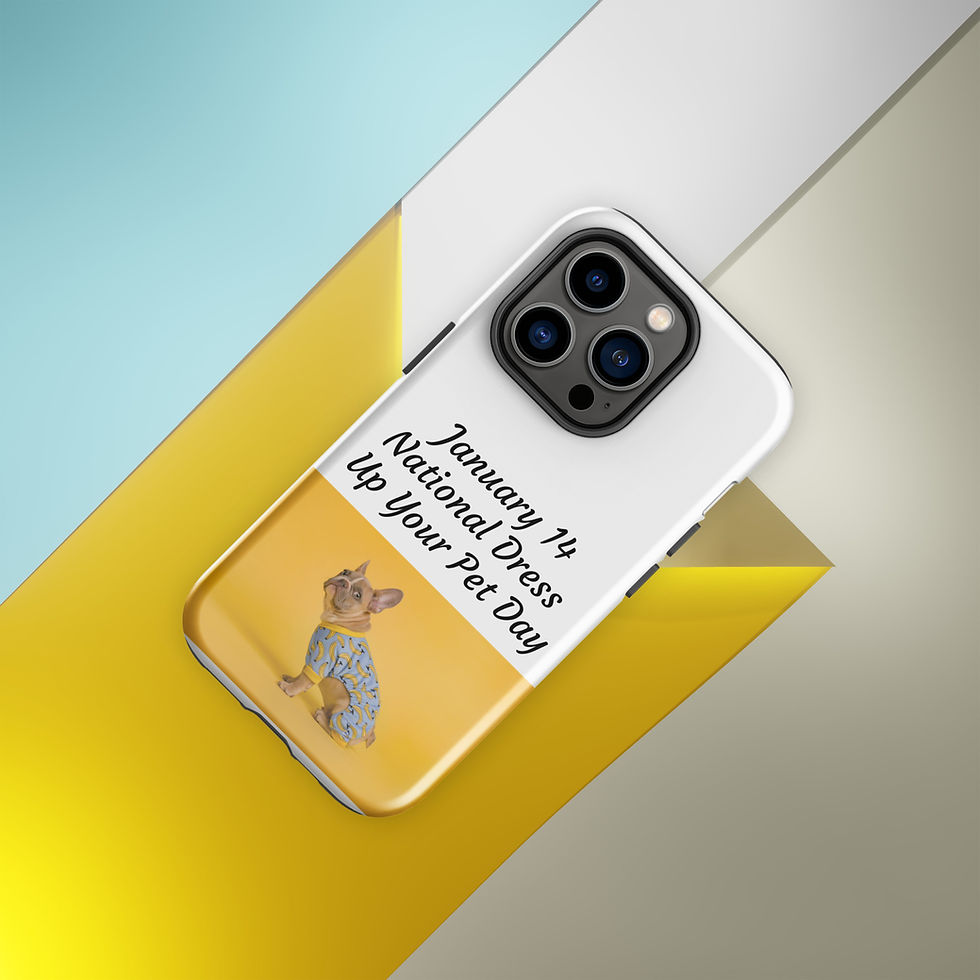 Thumbnail: Tough Case for iPhone® January 14 National Dress Up Your Pet Day