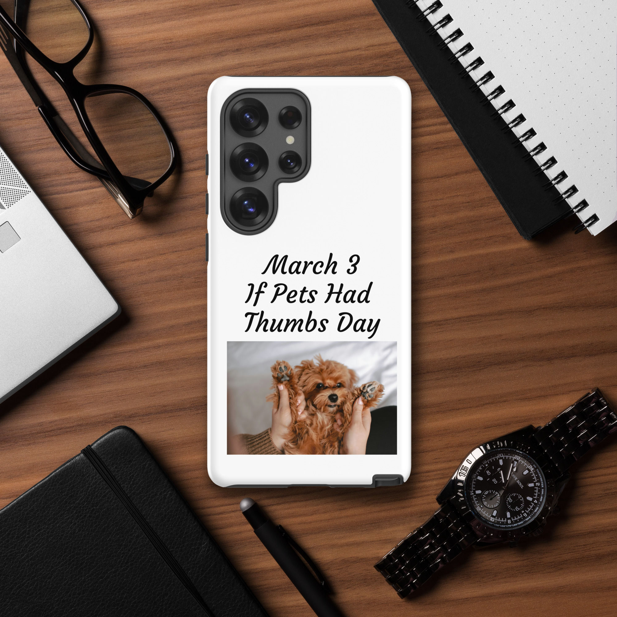 Tough case for Samsung® March 3 If Pets Had Thumbs Day
