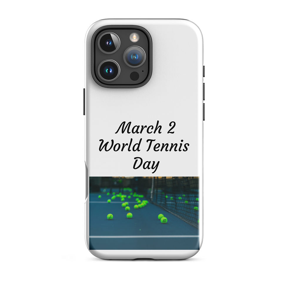 Thumbnail: Tough Case for iPhone® March 2 World Tennis Day