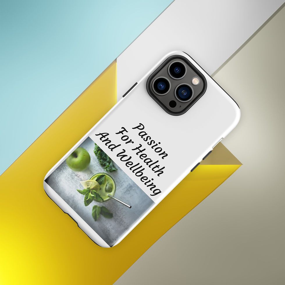 Thumbnail: Tough Case for iPhone® Passion for Health and Wellbeing