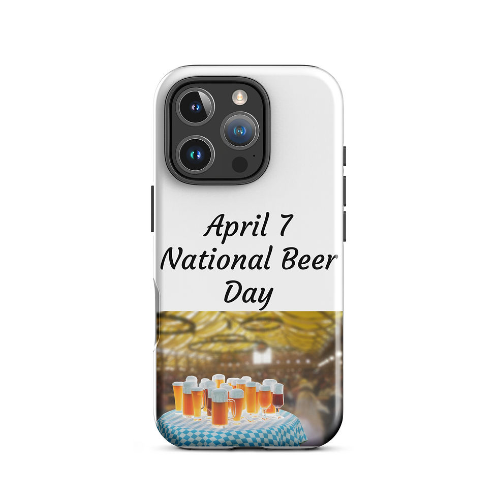 Thumbnail: Tough Case for iPhone® April 7 National Beer Day