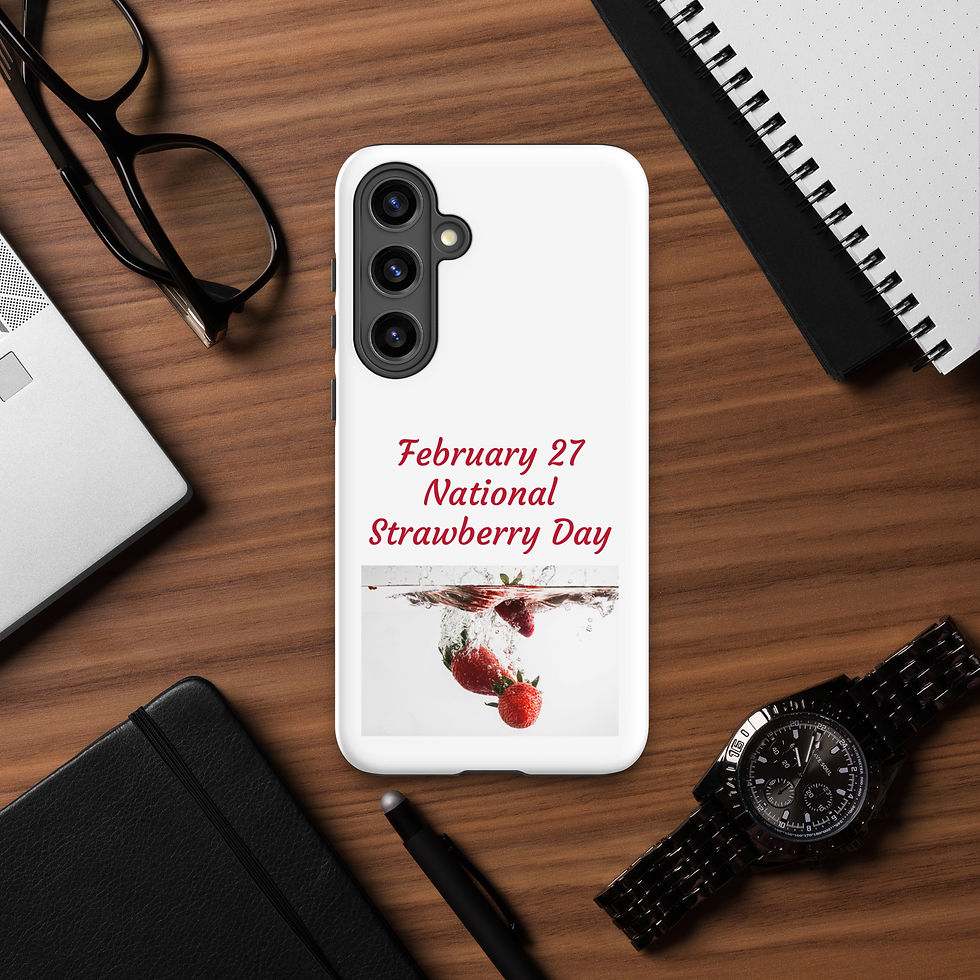 Thumbnail: Tough case for Samsung® February 27 National Strawberry Day