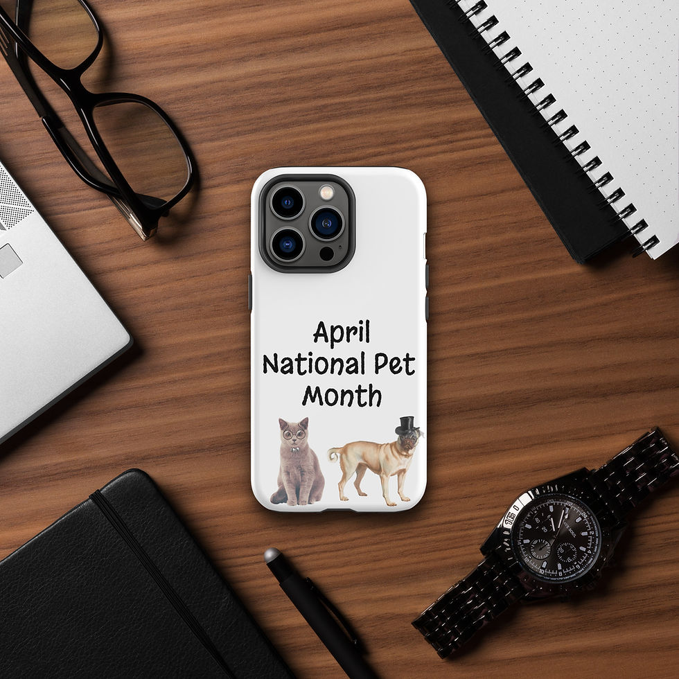 Thumbnail: Tough Case for iPhone® April National Pet Month