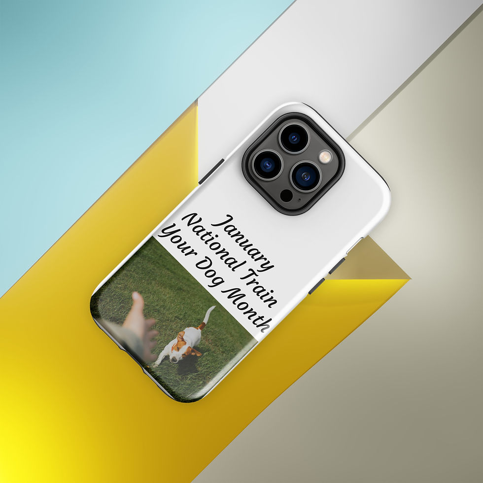 Thumbnail: Tough Case for iPhone® January National Train Your Dog Month