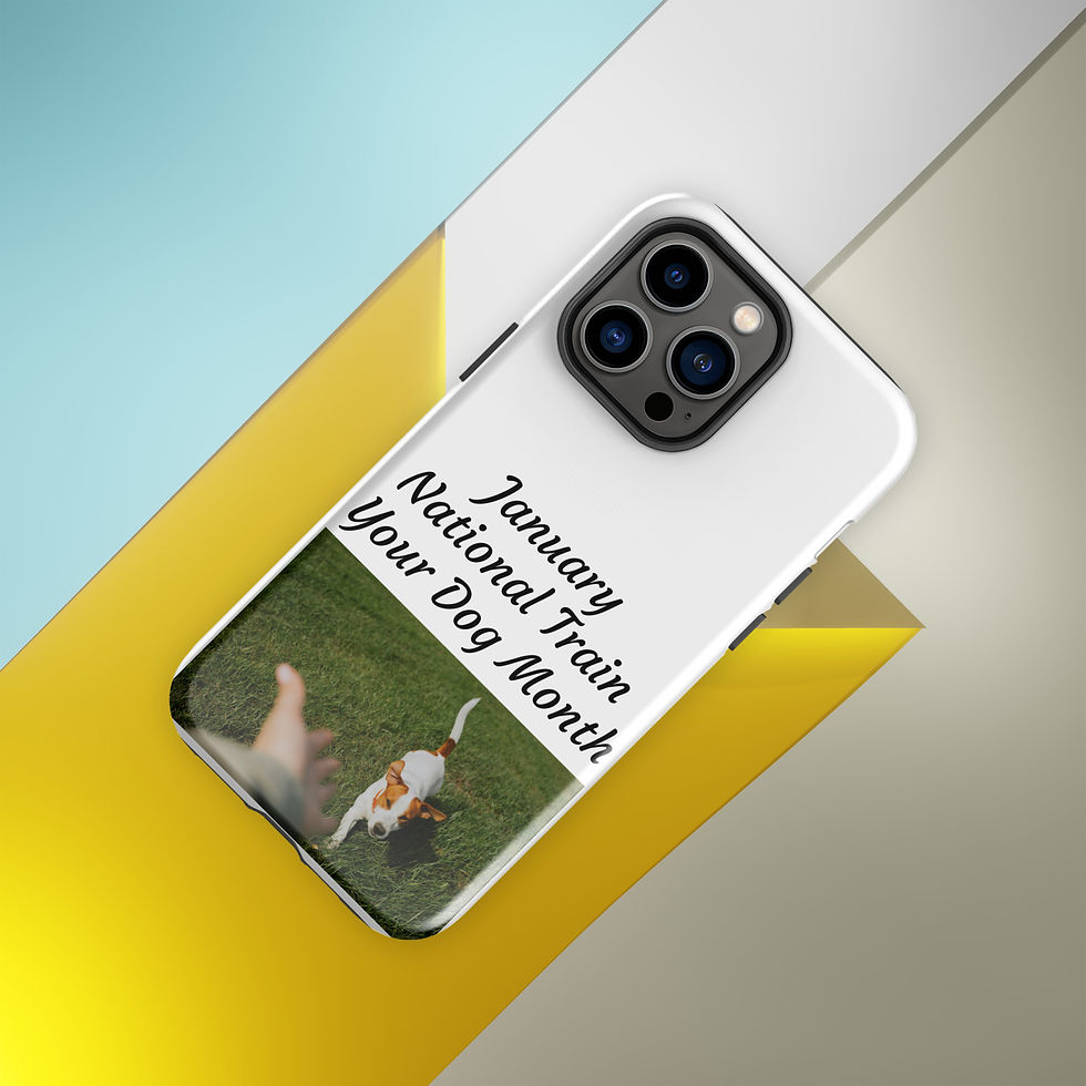 Thumbnail: Tough Case for iPhone® January National Train Your Dog Month