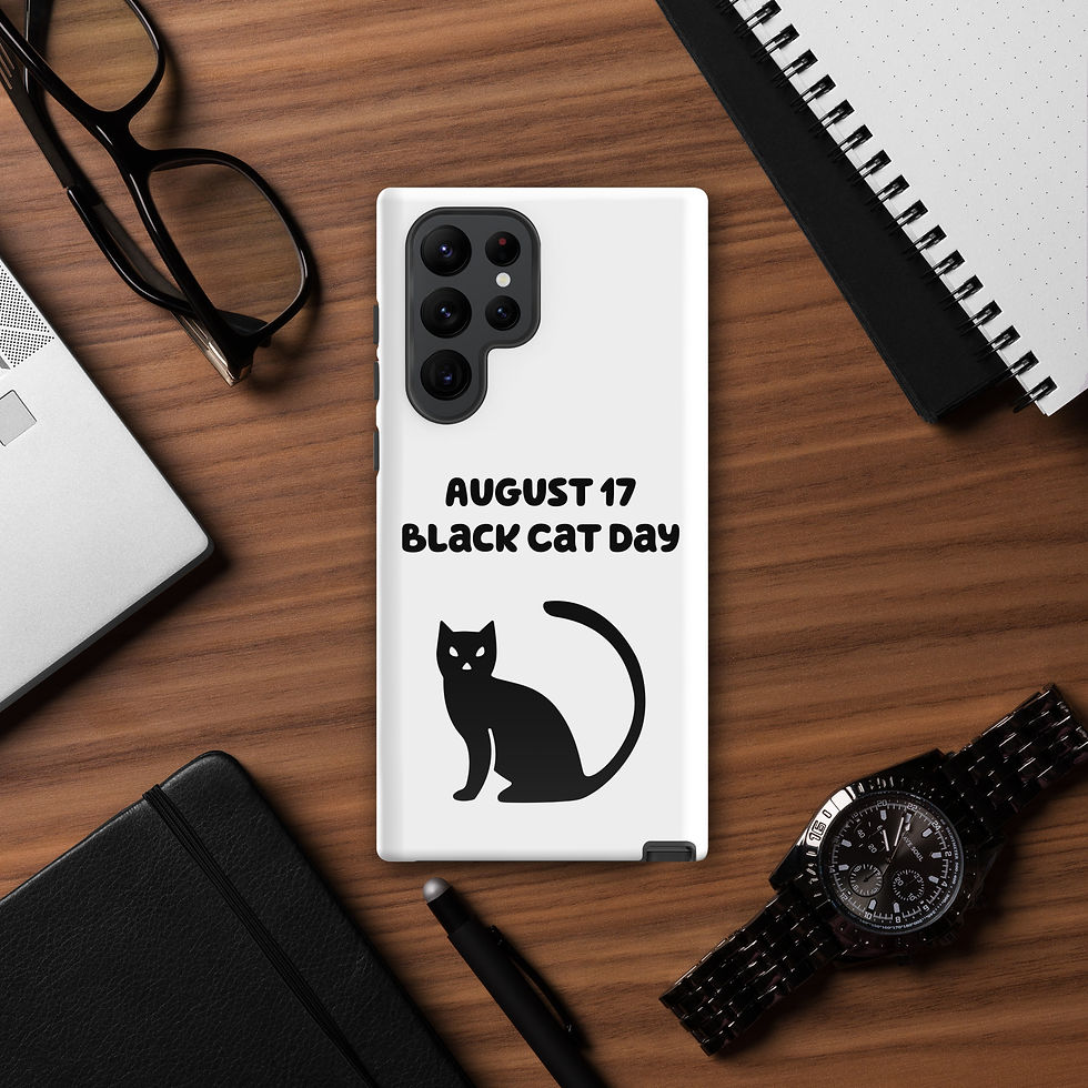 Thumbnail: Tough case for Samsung® August 17 Black Cat Day