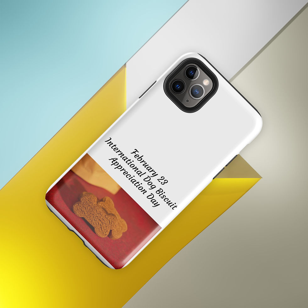 Thumbnail: Tough Case for iPhone® February 23 International Dog Biscuit Appreciation Day