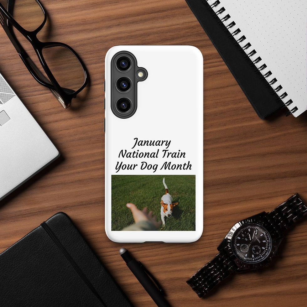 Thumbnail: Tough case for Samsung® January National Train Your Dog Month