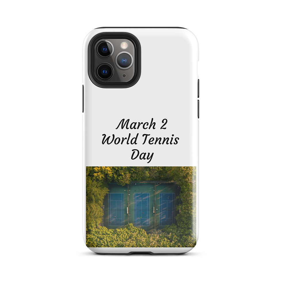Thumbnail: Tough Case for iPhone® March 2 World Tennis Day