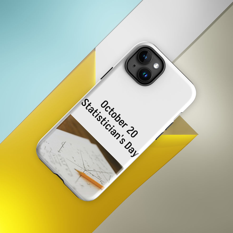 Thumbnail: Tough Case for iPhone® Statistician's Day October 20
