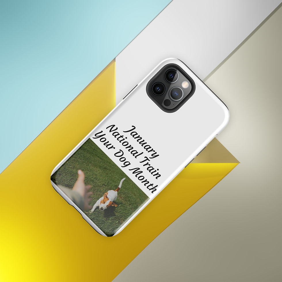 Thumbnail: Tough Case for iPhone® January National Train Your Dog Month