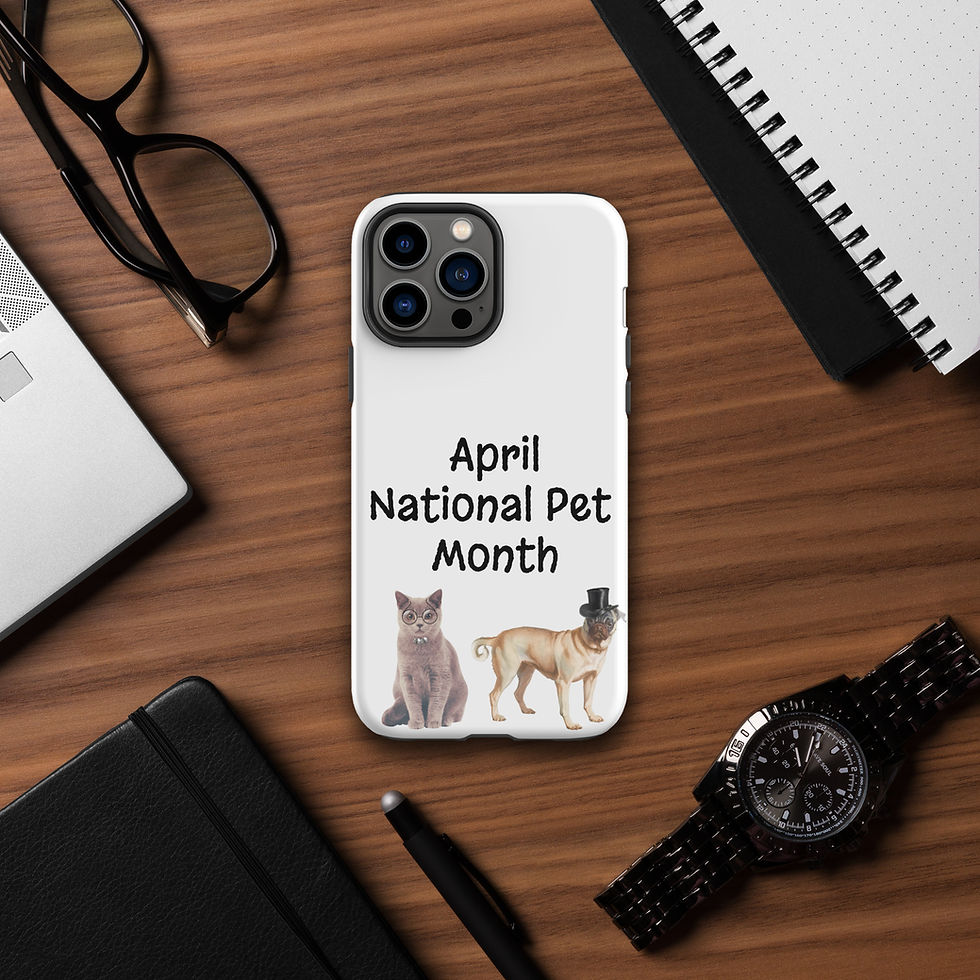 Thumbnail: Tough Case for iPhone® April National Pet Month
