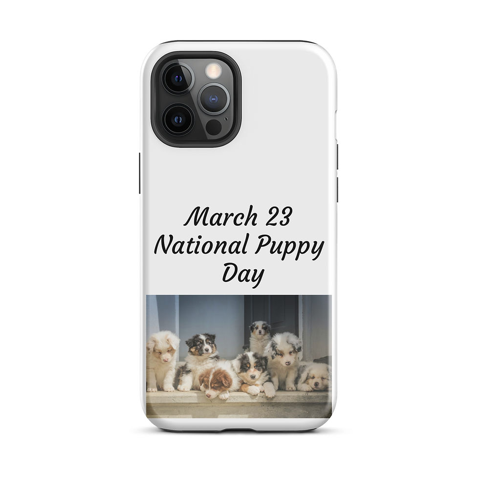 Thumbnail: Tough Case for iPhone® March 23 National Puppy Day
