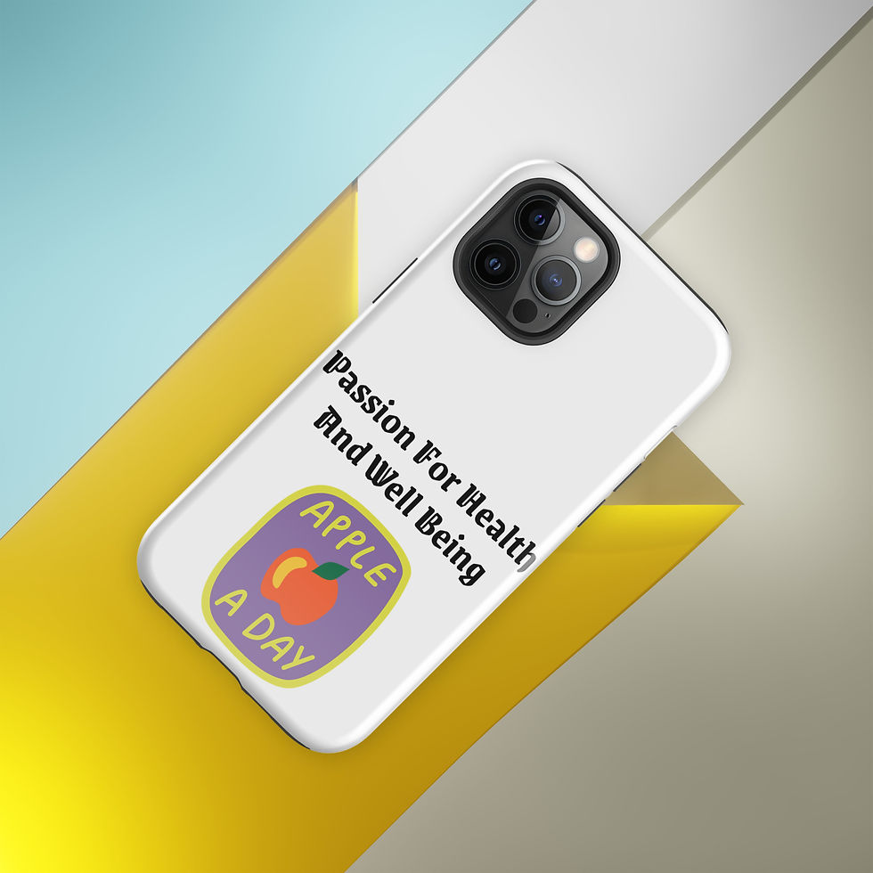 Thumbnail: Tough Case for iPhone® Passion for Health and Well Being
