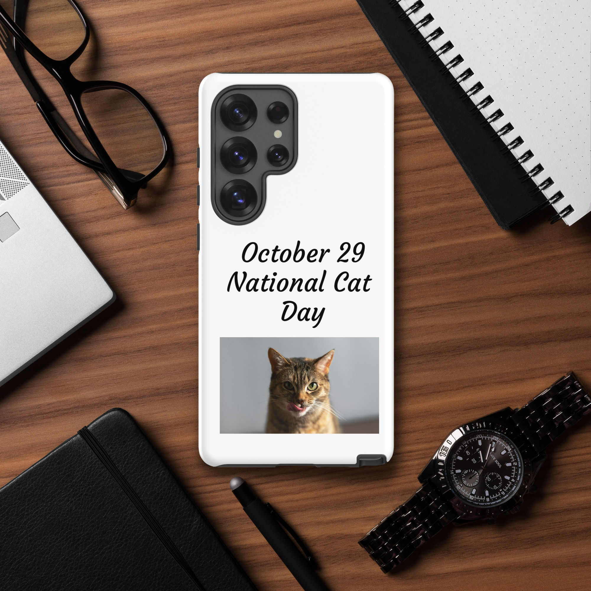 Tough case for Samsung® October 29 National Cat Day