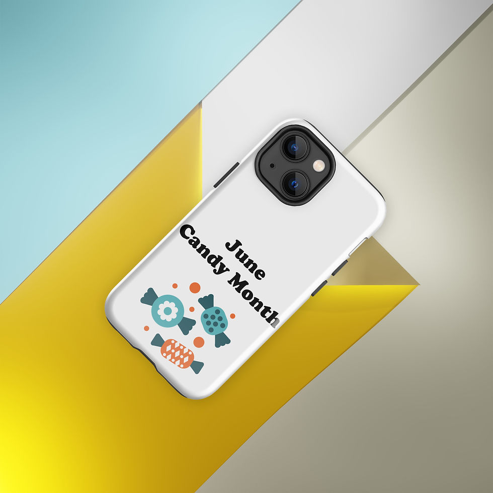 Thumbnail: Tough Case for iPhone® June Candy Month