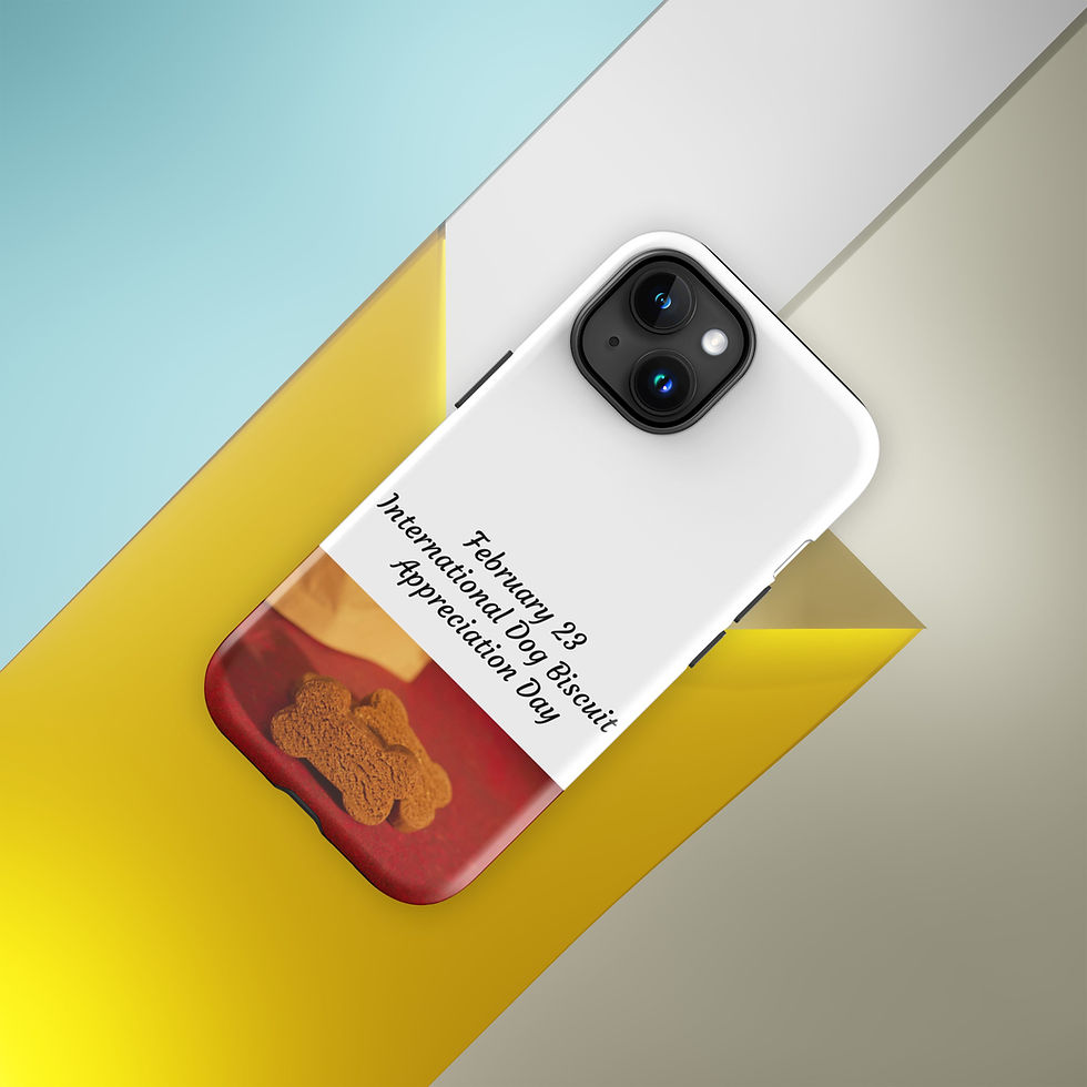 Thumbnail: Tough Case for iPhone® February 23 International Dog Biscuit Appreciation Day