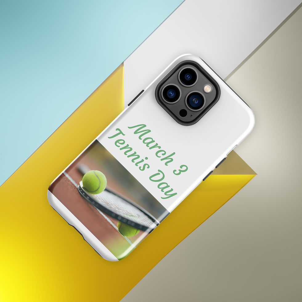 Thumbnail: Tough Case for iPhone® March 3 Tennis Day