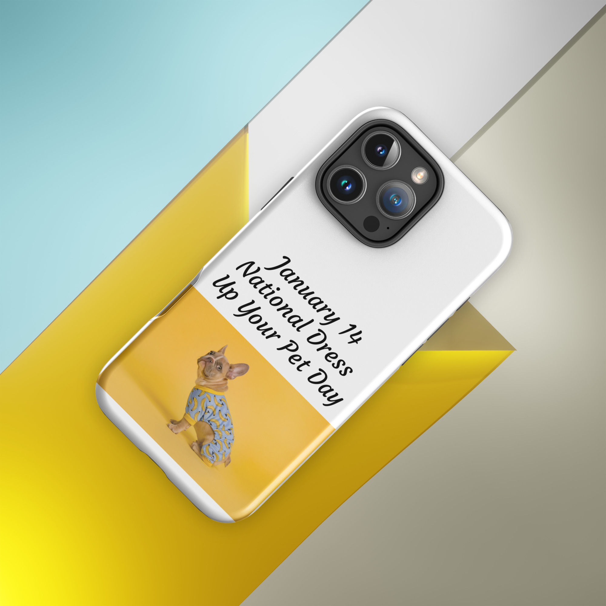 Tough Case for iPhone® January 14 National Dress Up Your Pet Day