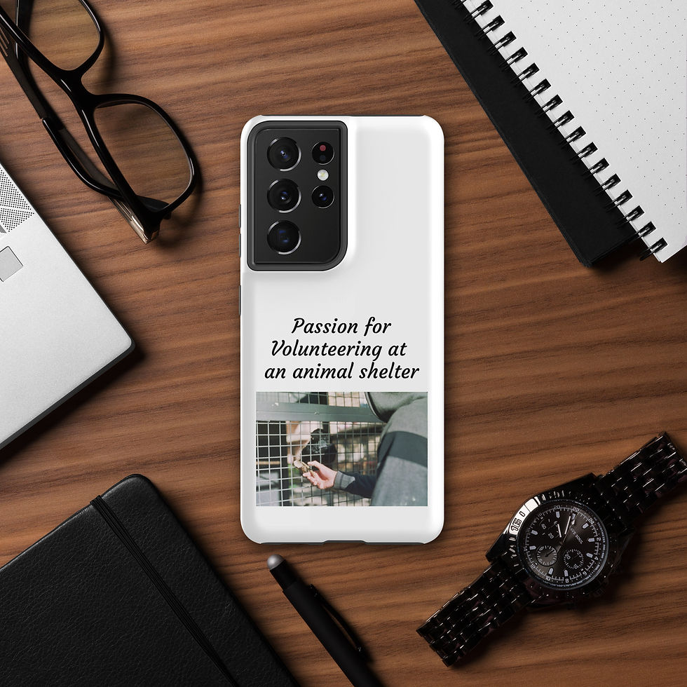 Thumbnail: Tough case for Samsung® Passion for Volunteering at an Animal Shelter