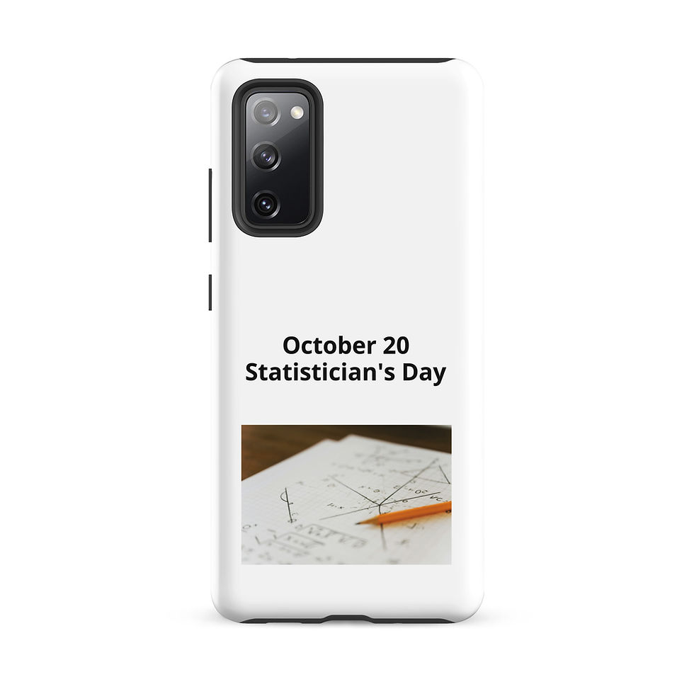 Thumbnail: Tough case for Samsung® Statistician's Day October 20