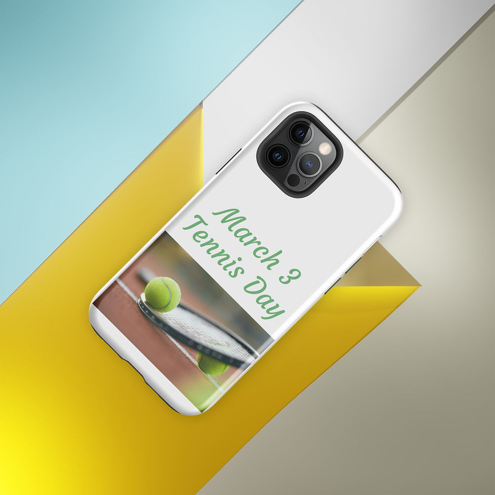 Thumbnail: Tough Case for iPhone® March 3 Tennis Day