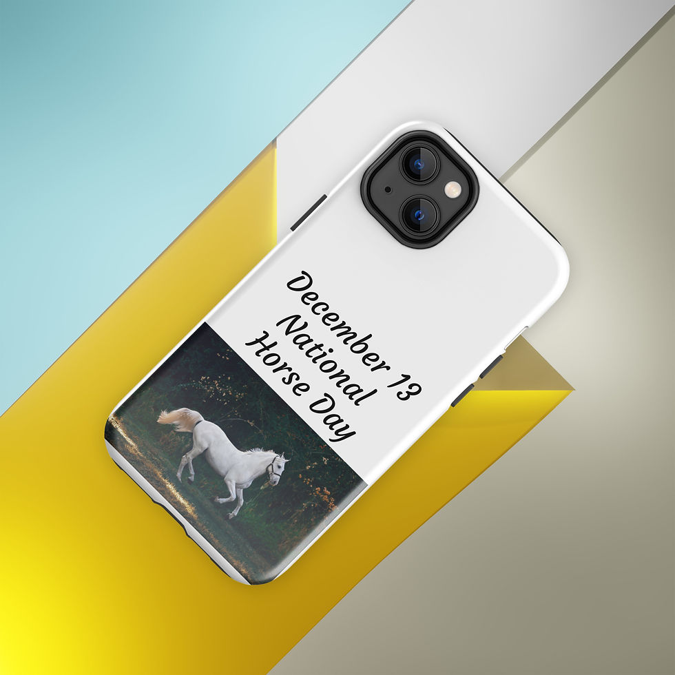 Thumbnail: Tough Case for iPhone® December 13 National Horse Day