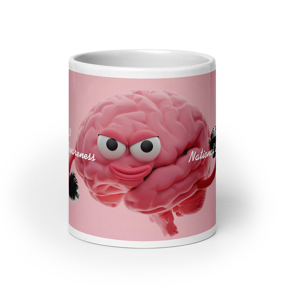 Thumbnail: White glossy mug November 3 Stress Awareness Day